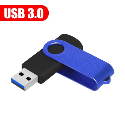 64GB USB 3.0 Metal Flash Drive Waterproof Memory Stick for PC, Car, TV - High-Speed Data Transfer, Durable Storage Solution