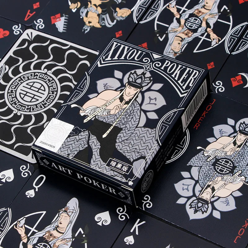 journey to the west black myth wukong poker playing cards indoor family game for fun gatherings and social play, durable design, perfect for all ages