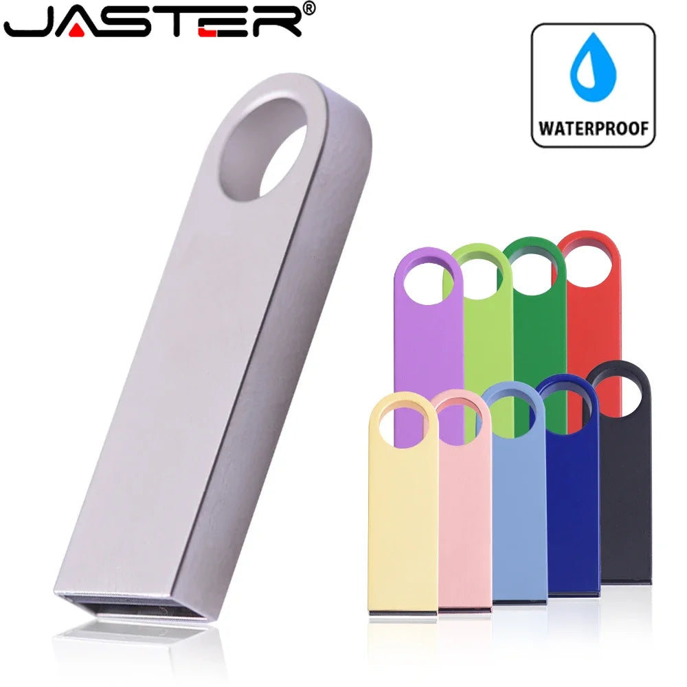 10 pcs lot mini metal usb flash drive 128gb creative business gift memory stick 64gb real capacity pen drive 32gb golden u disk