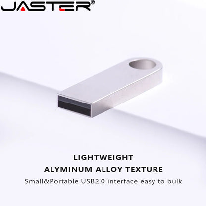 10 PCS LOT Mini Metal USB Flash Drive 128GB Creative Business Gift Memory Stick 64GB Real Capacity Pen Drive 32GB Golden U Disk