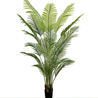 Artificial Palm Tree 90/120cm, Plastic 9-Leaf Tropical Plant for Indoor Floor, Garden, Exhibition Display, Home Bonsai Decoration, Realistic Scattered Tail Design