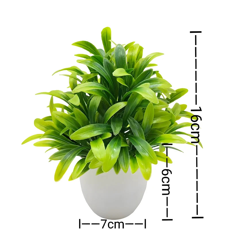 artificial bonsai plant for desktop, office, or window sill | plastic decorative potted plant | ideal for home decor, outdoor exhibitions | natural-looking indoor ornament