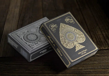 24K Gold Silver PVC Full Plastic Playing Cards Waterproof Durable Poker Set - Premium Quality, Thick, Easy to Handle, Perfect for All Card Games and Gatherings