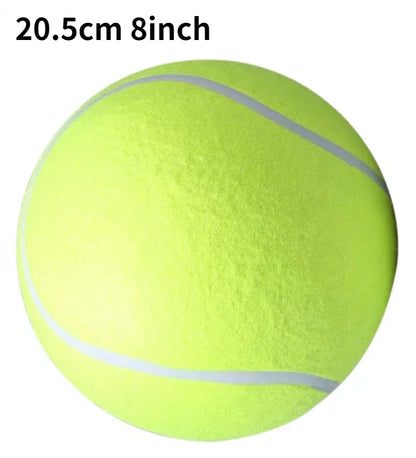 Large Plush Tennis Ball Toy for Dogs, Interactive Fleece Chew & Training Aid, Durable Exercise & Play, 7/8/9.5 Inch, Great for Indoor & Outdoor Pet Fun