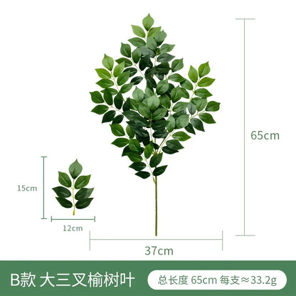 Artificial Eucalyptus Leaf Arrangement - Plastic Decorative Plant for Weddings, Showers, Home or Exhibition Use - Ideal for Desktop and Outdoor Display