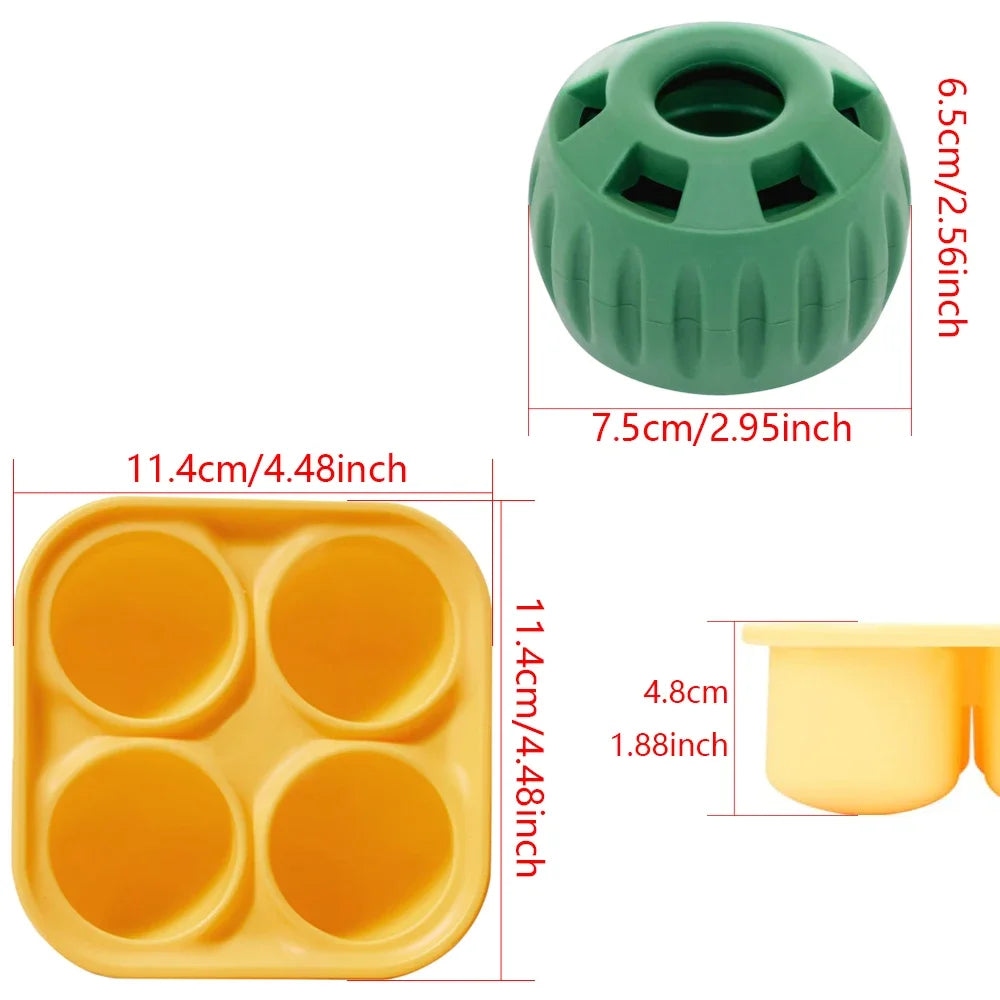 durable pet chew toy set - fillable rubber treat holders - dog teething toys for anxiety relief - cooling summer play for puppies and adult dogs