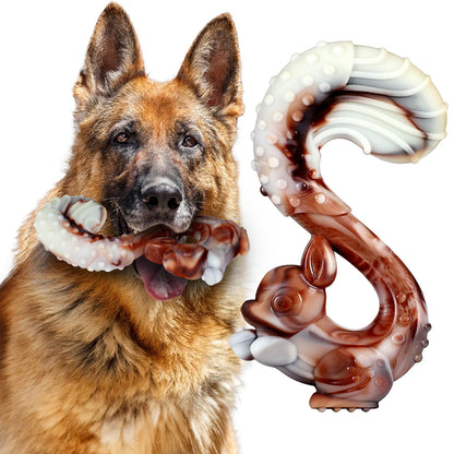 Durable Nylon Dog Chew Toys for Strong Chewers, Beef Flavoured, Long-Lasting Fun, Assorted Shapes Including Squirrels, Antlers, Rabbits, Crabs, for Medium to Large Dogs