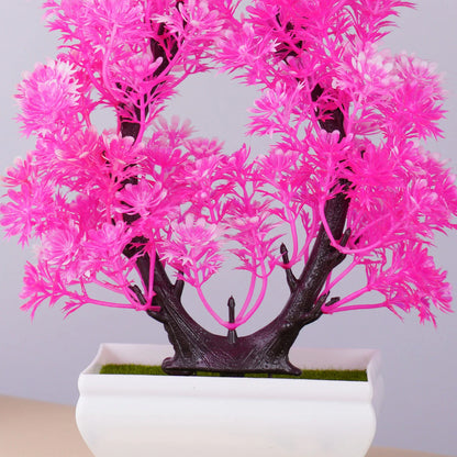 Artificial Bonsai Plant Decoration for Home and Office | Lifelike Potted Display for Garden, Desktop, Shower Events & Exhibitions | Indoor Outdoor Faux Floral Ornament