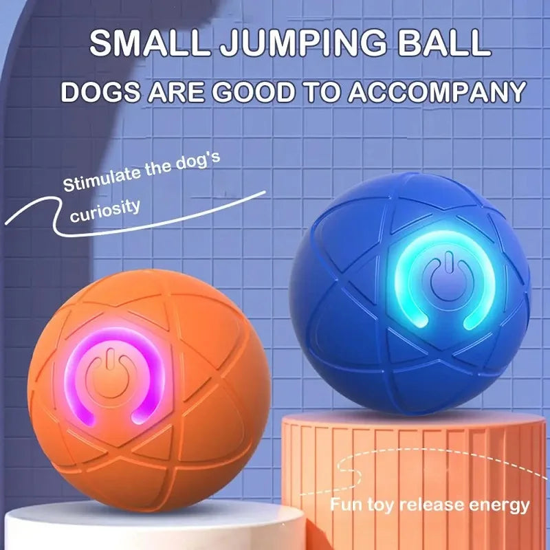 interactive moving dog toy ball, rechargeable, durable design for medium to large dogs, indoor play, stimulating pet entertainment, two modes for enhanced fun