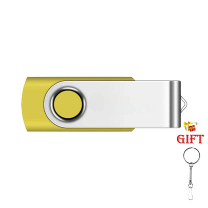 USB Flash Drive 128GB/64GB/32GB/16GB/8GB/4GB Memory Stick - High Speed, Colourful, Portable Storage for Laptop, PC, TV - Creative Business Gift Keychain