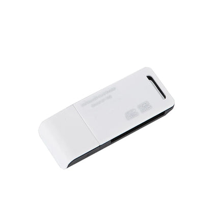 USB 2.0 TF Micro SD Card Reader Adapter for High-Speed Data Transfer, Compatible with Computers, Notebooks, Laptops, Supports USB Disk Writing with Dual Port Design