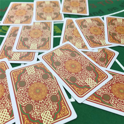 2PCS Lot Waterproof Plastic Playing Cards Texas Hold'em Poker 2.28x3.46 Inch - Durable PVC, Perfect for Game Nights and Tournaments, Easy to Clean, Ideal for All Players