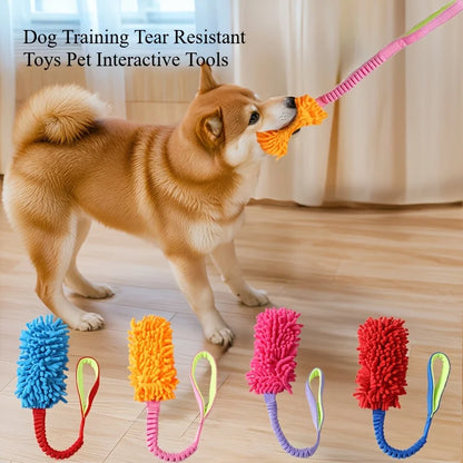 Durable Dog Chew Toy - Tear-Resistant Rope Ball - Colourful Pet Puzzle for Enhanced Dental Health - Engaging Training Aid for Teeth Grinding - Interactive Fun for Dogs