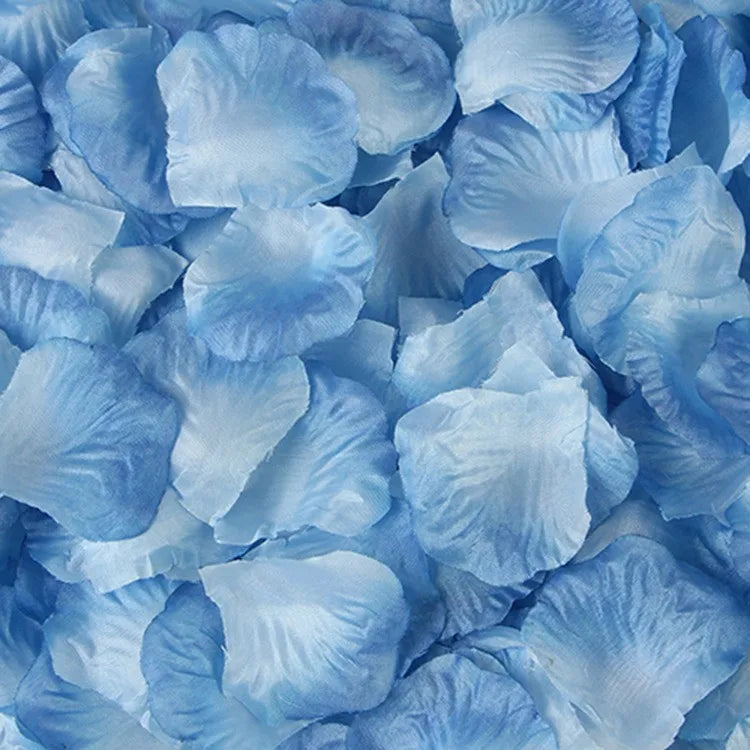 artificial silk rose petals 1000pcs for romantic occasions, wedding, anniversary, proposal, valentine's floral decor, non-woven indoor home decoration