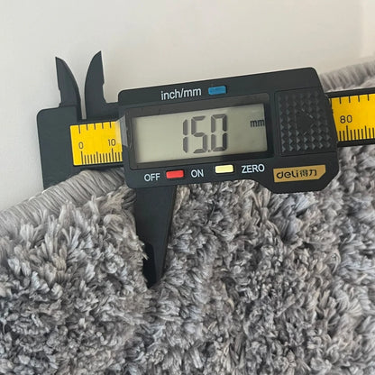 Cool Grey Shark Cute Tufted Rug Flocked Soft Non-Slip Handmade Carpet for Home Decoration Simple Housewarming Gift Idea Cartoon Style Room Mat