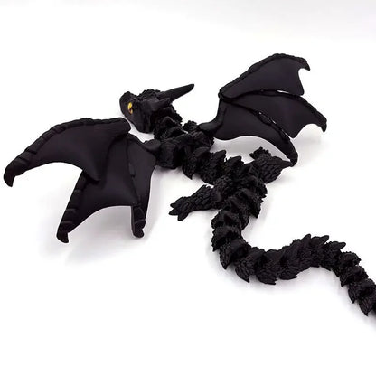 3D Dragon Rotatable Articulated Dragon Kid Gifts Realistic Statue Decor
