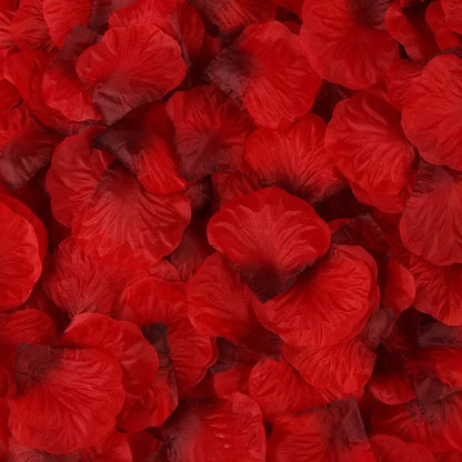 Artificial Silk Rose Petals 1000pcs for Romantic Occasions, Wedding, Anniversary, Proposal, Valentine's Floral Decor, Non-Woven Indoor Home Decoration