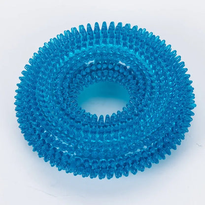 Durable Rubber Dog Chew Toy for Large Dogs, Indestructible Squeaky Teething Aid, Promotes Dental Health, Interactive for Training and Play, Ideal for Enthusiastic Chewers