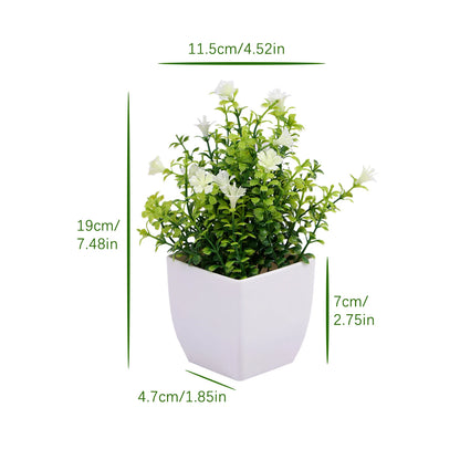 Artificial Bonsai Plant for Desktop, Office, or Window Sill | Plastic Decorative Potted Plant | Ideal for Home Decor, Outdoor Exhibitions | Natural-Looking Indoor Ornament