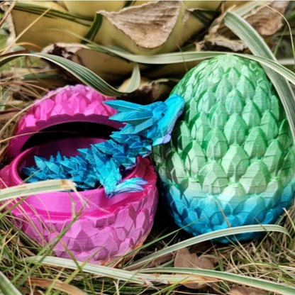 3D Printed 12inch Crystal Dragon Egg Fidget Toy for Adults Gifts