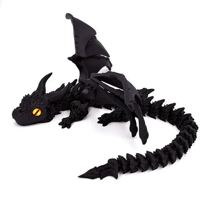 3D Dragon Rotatable Articulated Dragon Kid Gifts Realistic Statue Decor