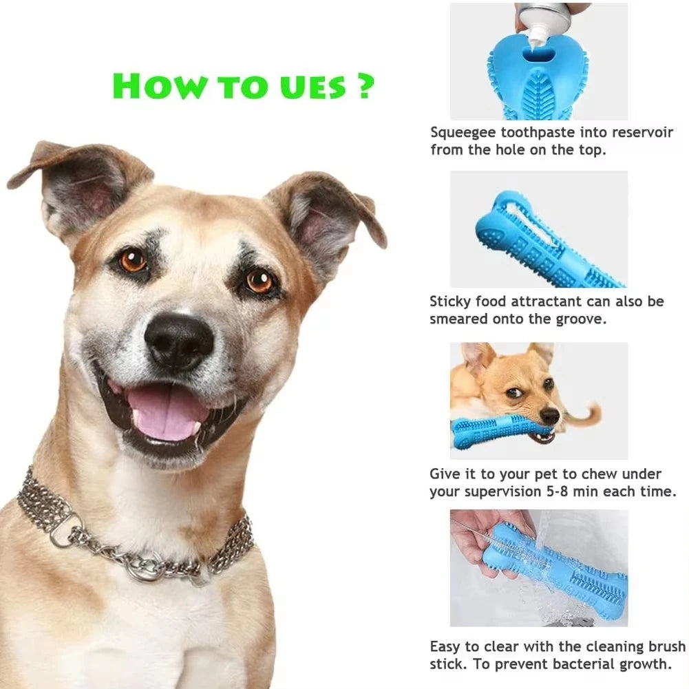 soft rubber dog toothbrush chew toy, 360° cleaning for small dogs, safe and durable dental care aid, non-toxic rubber, anxiety relief, indoor outdoor use