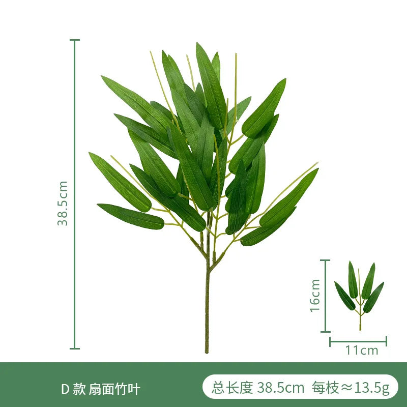 artificial eucalyptus leaf branch, plastic decorative plant for bridal shower, desktop or outdoor use, cloth texture, perfect for exhibitions and home decor