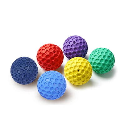 Interactive Dog Toy Balls - Bite-Resistant Rubber, Teething & Teeth Cleaning, Sound Enhanced, Honeycomb Grip, Perfect for Fetch & Chew, Dogs of All Sizes, Indoor/Outdoor Play