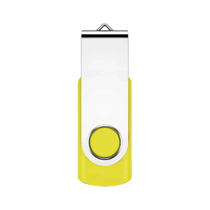 USB Flash Drive 128GB 64GB 32GB 16GB 8GB 4GB Swivel Design, Metal Pen Drive, Cle USB 2.0 Portable Memory Stick, Multiple Colours, CE & RoHS Certified, Real Capacity