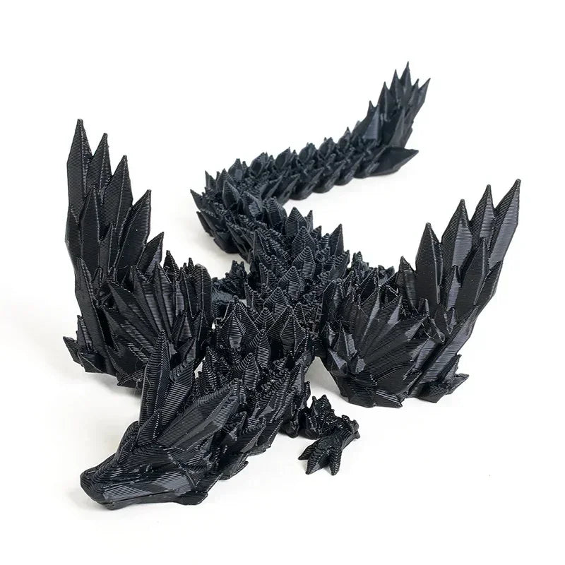 3d printing dragon ornaments sculpture flexible articulated figurines toys