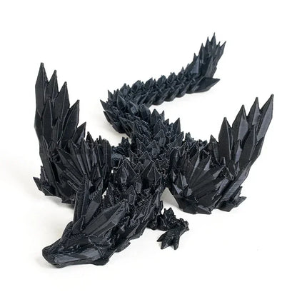 3D Printing Dragon Ornaments Sculpture Flexible Articulated Figurines Toys
