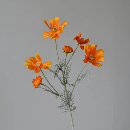 Artificial Gerbera Daisy Flower 60cm White Silk Stem for Home, Wedding, Table, Indoor Decor - Perfect for Anniversary, Baby Shower, Bridal Party, Birthday, Housewarming