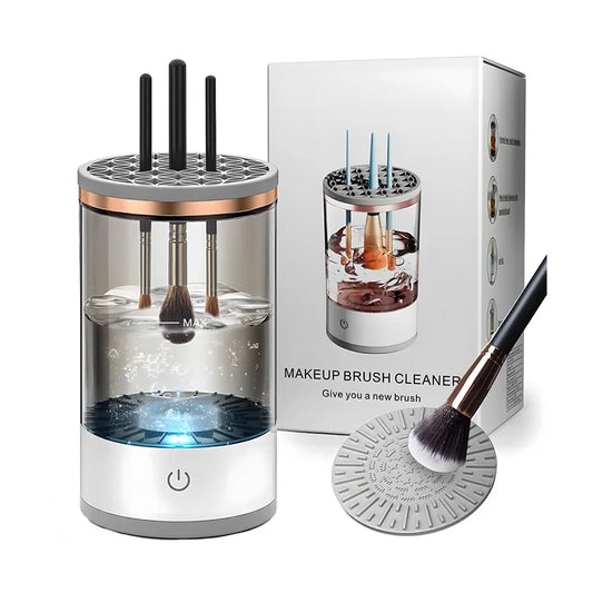8.93 B0CQPDRYS8 3 In 1 Electric Makeup Brush Cleaner Automatic Spinner Makeup Brush Holder Stand Women Lazy Cleaning Brush Washer Quick Dry Tool