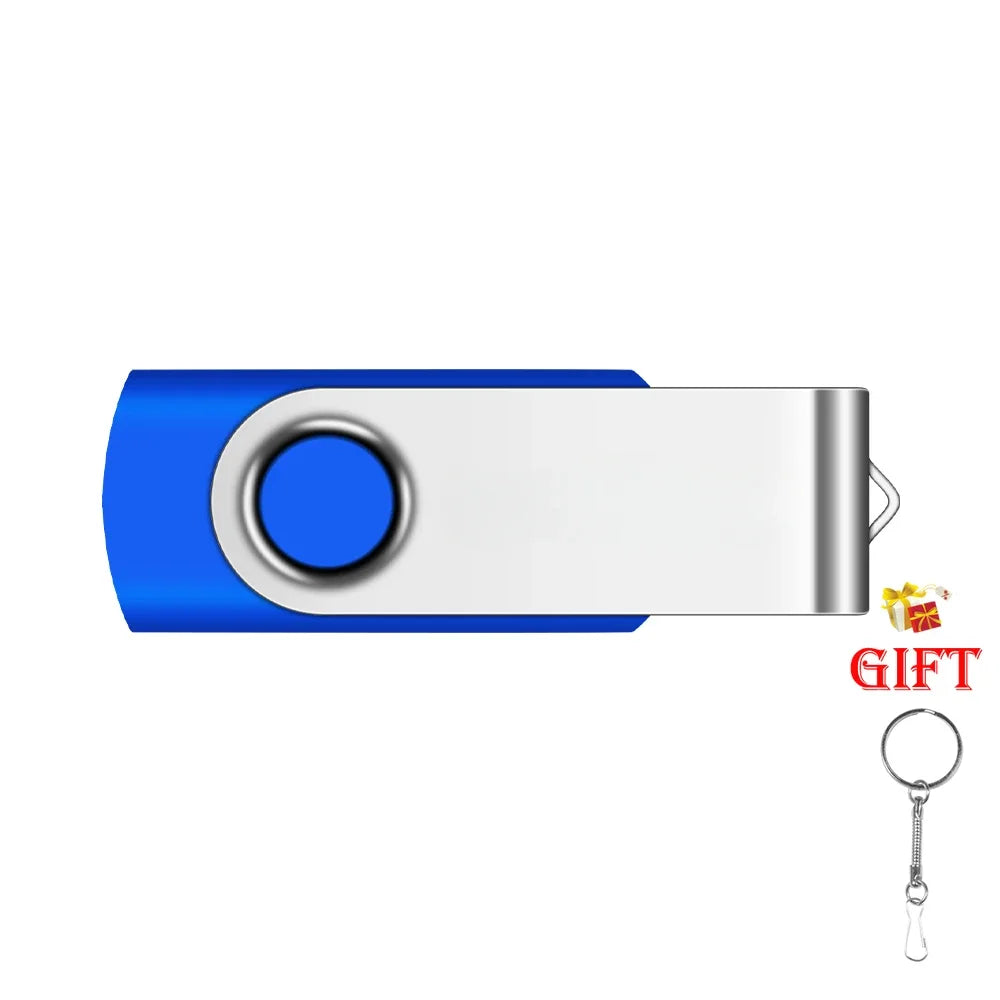 usb flash drive 128gb/64gb/32gb/16gb/8gb/4gb memory stick - high speed, colourful, portable storage for laptop, pc, tv - creative business gift keychain