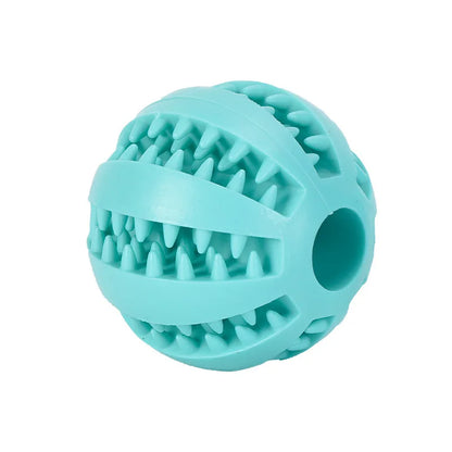 Interactive Rubber Dog Toy Ball, Safe & Durable Chew Toy for Puppies & Large Dogs, Non-Toxic, Ideal for Fetch, Training, Indoor Outdoor Play, Boosts Dental Health & Mental Stimulation