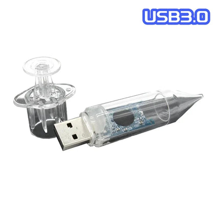 USB 3.0 Creative Syringe Shape Flash Drive – Novelty Medical Style Memory Stick 4GB–64GB, High-Speed Storage Lösung for Students & Professionals