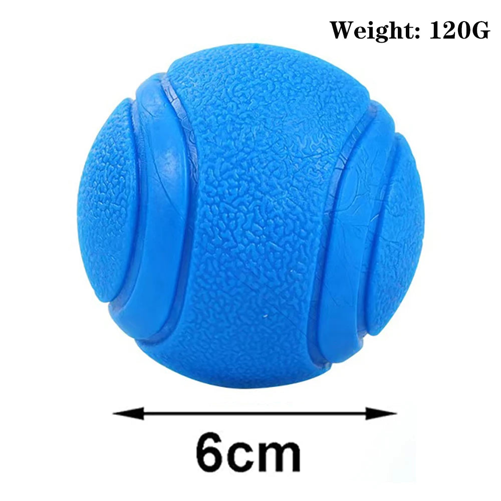 eco-friendly rubber dog chew ball - non-toxic, high bounce, tooth cleaning, bite-resistant, ideal for dogs of all ages, fetch & training, indoor/outdoor fun