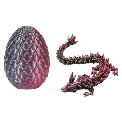 3D Printed Dragon Egg Gift Set Crystal Collectible Statue Home Decor