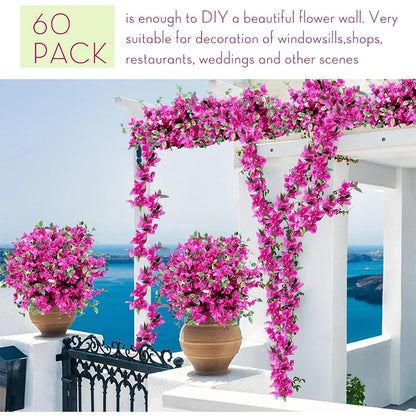 Artificial Rattan Flowers 78CM Long Branches for Wedding, Anniversary, Event Decor, Home and Outdoor Display, Vase Flower Arrangement, Desktop Placement