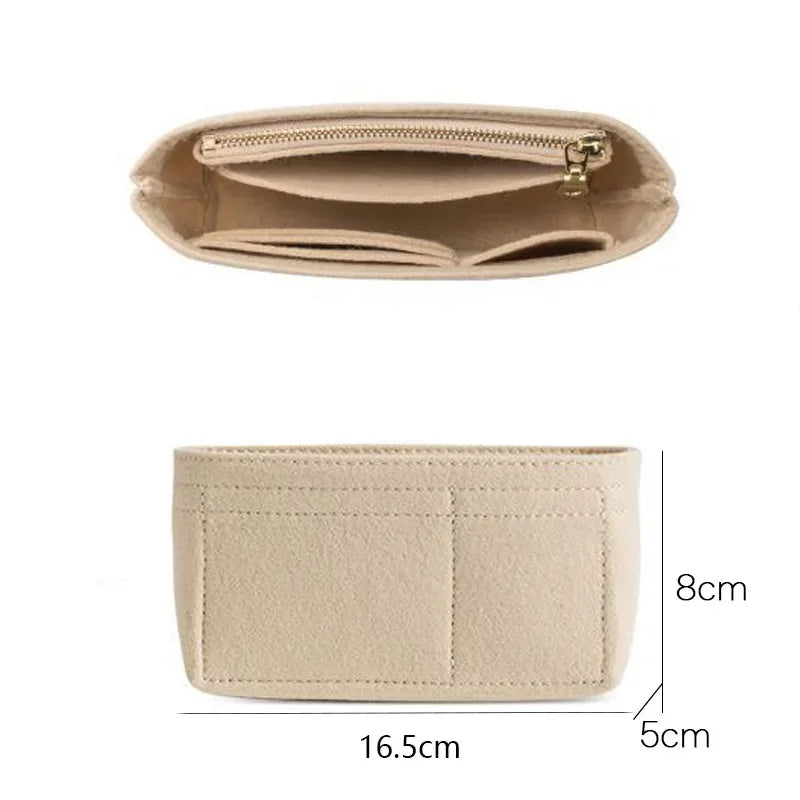 classic dumplings bag liner bag organizer for longchamp mini bag storage bag the liner bag felt purse insert handbag liner bags