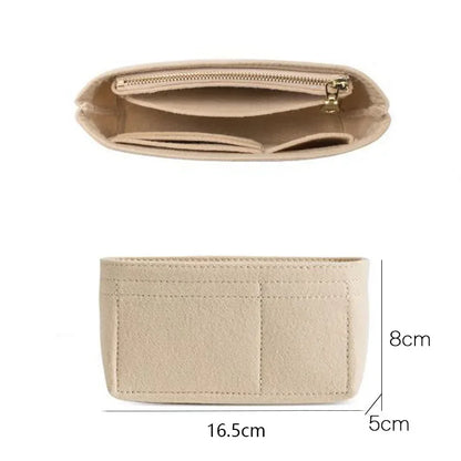 Classic Dumplings Bag Liner Bag Organizer For Longchamp Mini Bag Storage Bag The Liner Bag Felt Purse Insert Handbag Liner Bags