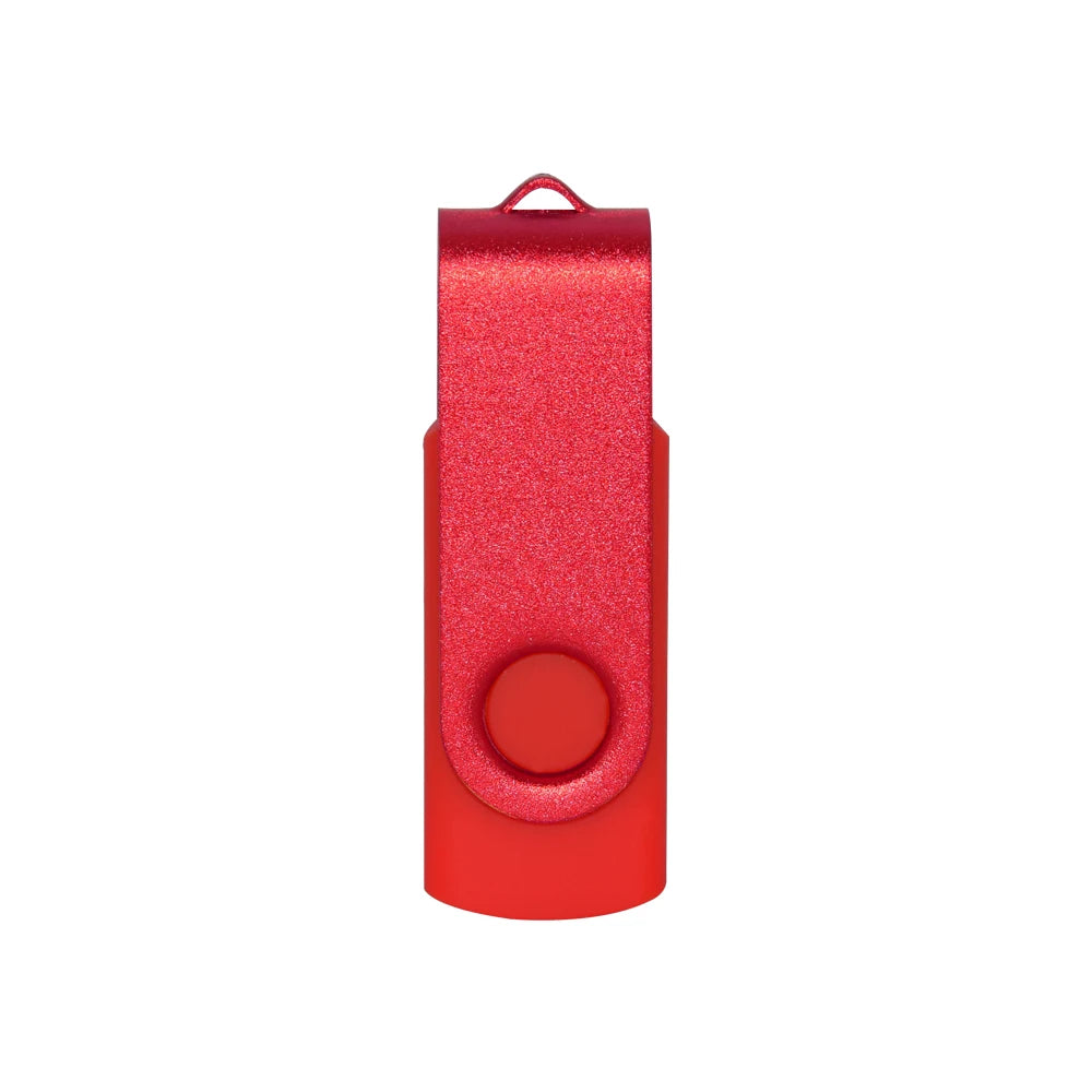 usb flash drive multi-storage options, high-speed metal pen drive, usb 2.0, 128gb/64gb/32gb/16gb/8gb/4gb, universal use for computer, car, tv, 8 colour choices