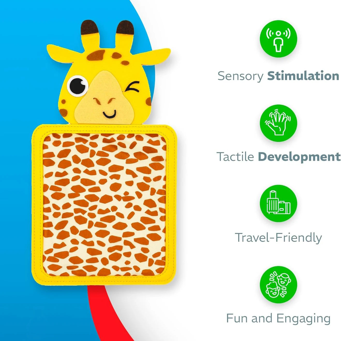 b0d7p51gsh 9.53 felt sensory mats for autistic children cartoon animal cognition tiles textured pads developmental preschool education toys