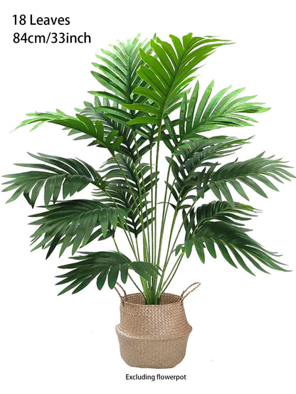 Artificial Monstera Palm Leaf 24 Leaves | Faux Tropical Plant Decoration for Outdoor Floor Display | PVC Army Green for Baby Shower, Events, Exhibitions | 1pc