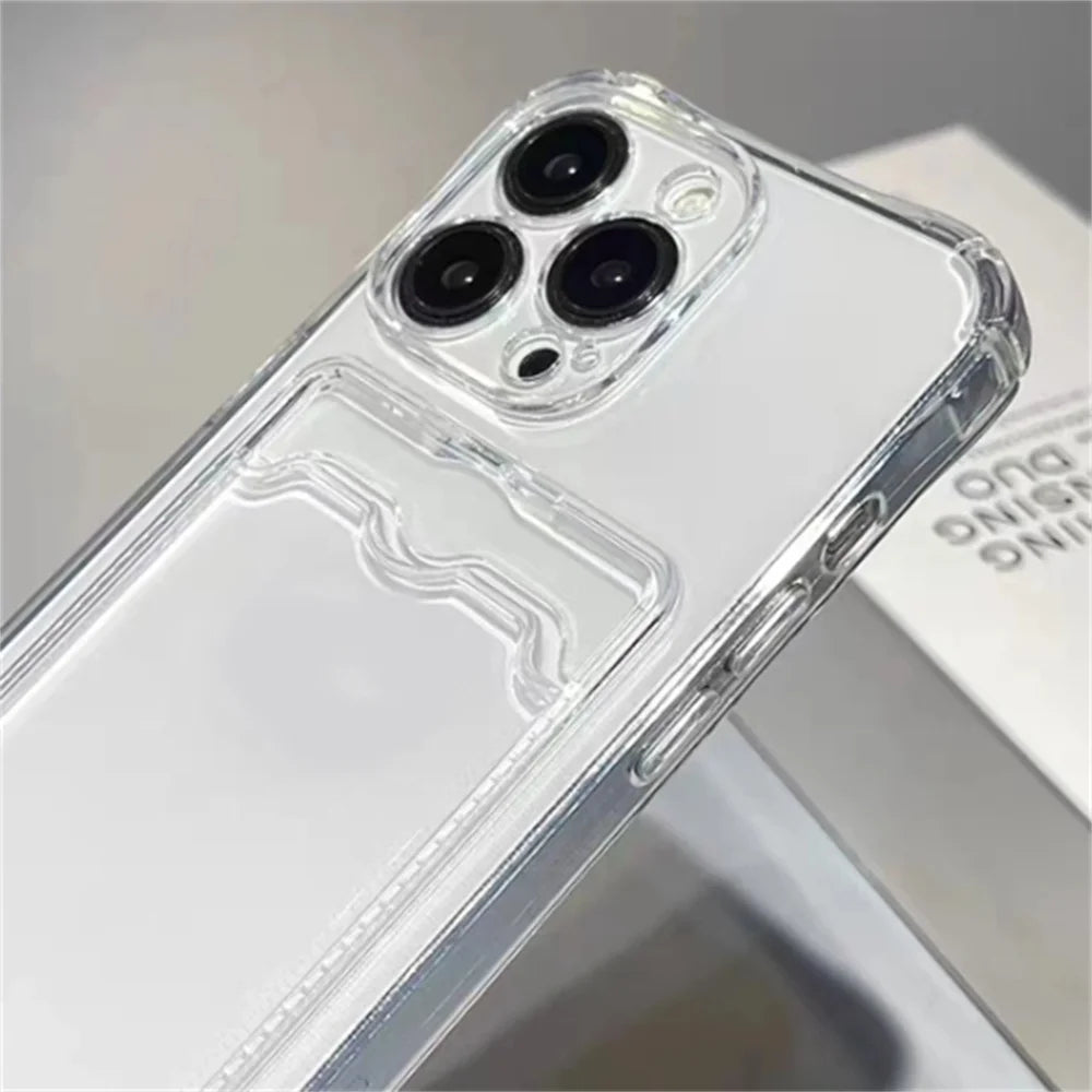 shockproof clear silicone case for iphone 14/15/16 plus, pro, max - anti-fingerprint, water-resistant, dustproof protection