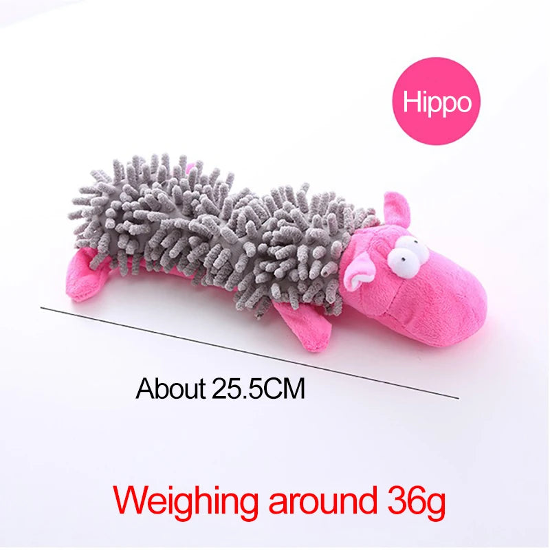 interactive squeaky plush dog toy | soft fleece for puppies & small dogs | safe, durable, stimulating play | ideal for exercise & indoor fun | perfect gift for pet owners