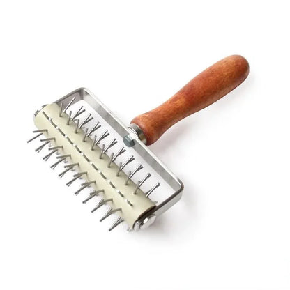 B09698K8LZ Kitchen Stainless Steel Lattice Cutter Roller Pastry Bread Pizza Wheel Pie Dough  DIY Bakeware Cooking Tools