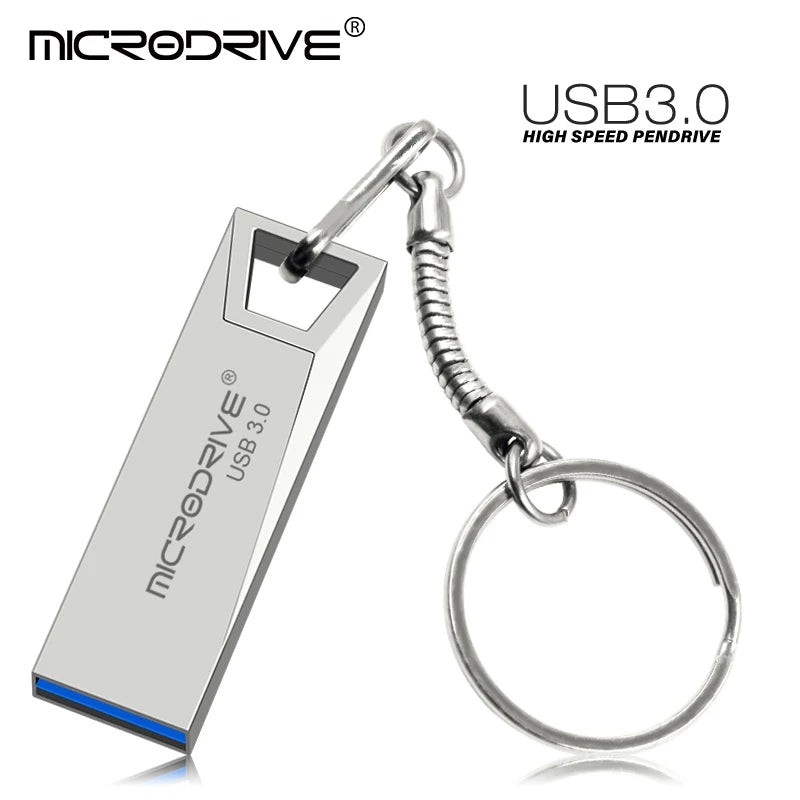 metal usb 3.0 flash drive 32gb or 64gb waterproof memory stick, portable pendrive u disk storage device for quick data transfer and safe storage