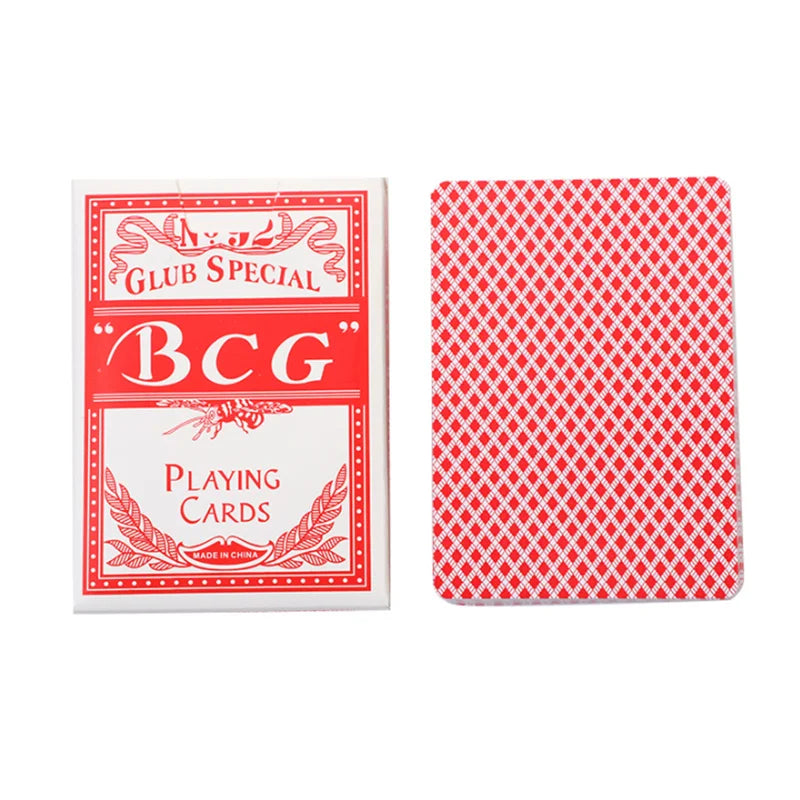 casino poker magic playing card 52 + 2 joker deck waterproof plastic cards for family game nights, durable and flexible for indoor and outdoor fun