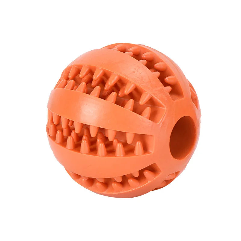 interactive rubber dog toy ball, safe & durable chew toy for puppies & large dogs, non-toxic, ideal for fetch, training, indoor outdoor play, boosts dental health & mental stimulation